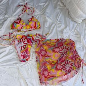 3 piece bikini set